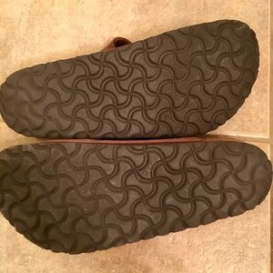 Tan Birkenstocks